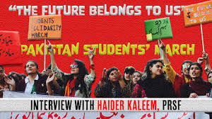 Historic Students’ March in Pakistan
