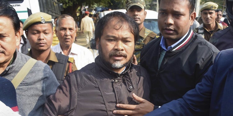 Akhil Gogoi is in Prison for Political Reasons