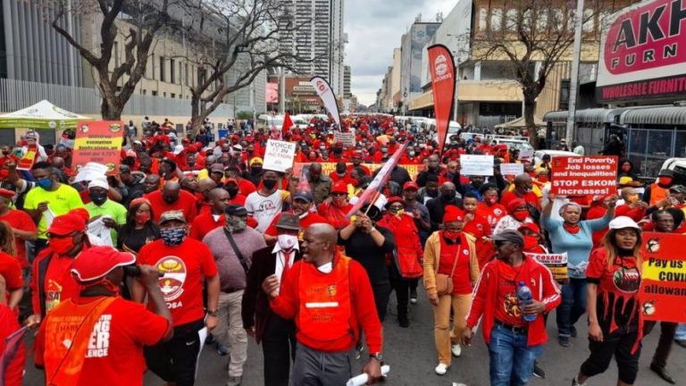 Historic General Strike in South Africa Sees Workers Raise Issues of Corruption, Job Loss