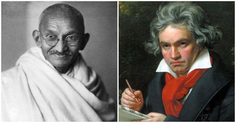 When the Music of Beethoven Mingled with the Music of Gandhi’s Spinning Wheel