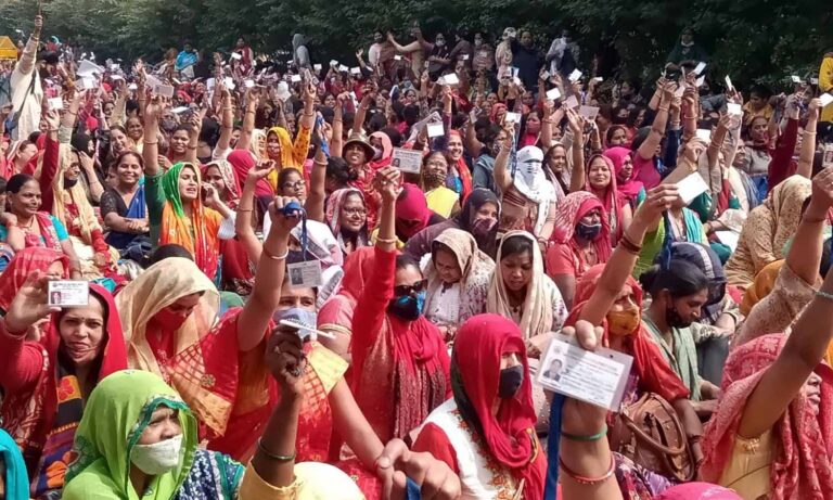 In Delhi, Anganwadi Workers are Fighting for Higher Pay and Social Security