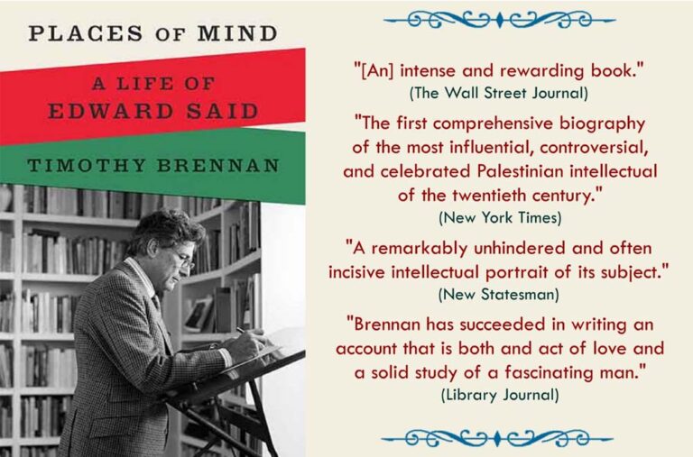 Who Was Edward Said? Biographically Interpreted and Existentially Recollected