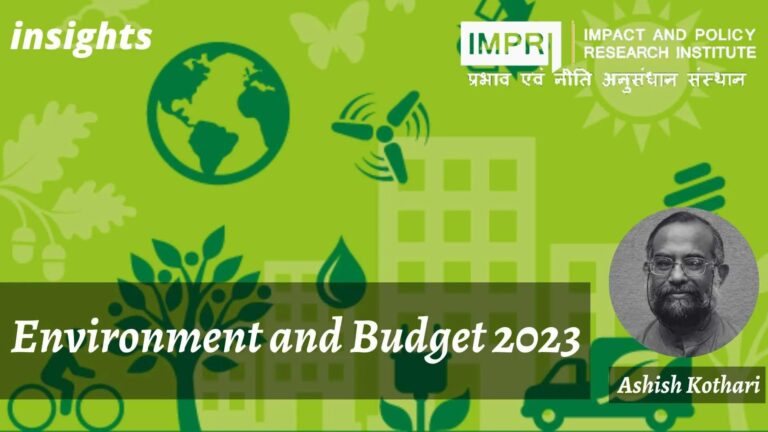 India Budget 2023: Green Only in Name?