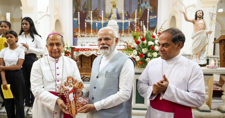 As Narendra Modi Lights a Candle in Church on Easter, the Real Message Is Blowing in the Wind