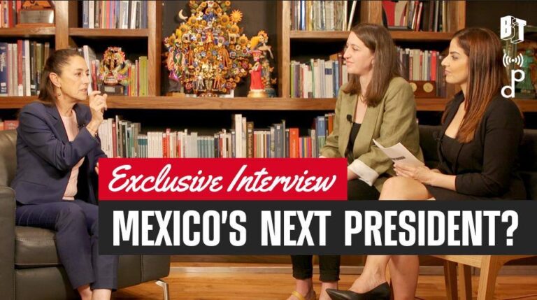 Interview with Mexico’s Leading Presidential Contender Dr. Claudia Sheinbaum