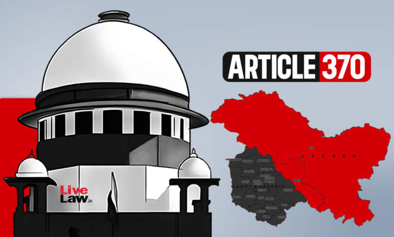 Supreme Court’s Judgment on Article 370 – 3 Articles