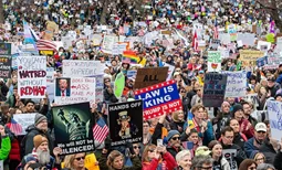 Millions March Against Trump-Musk in Nationwide ‘Hands Off’ Protests