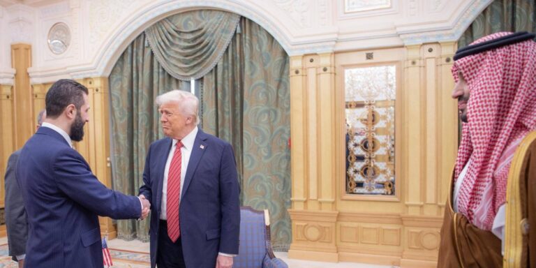 Trump Meets Syrian President  Ahmed al-Sharaa – 2 Articles